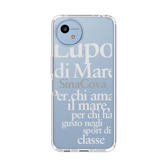 スリムプロテクションケース［ SINA COVA - タイポグラフィ ］