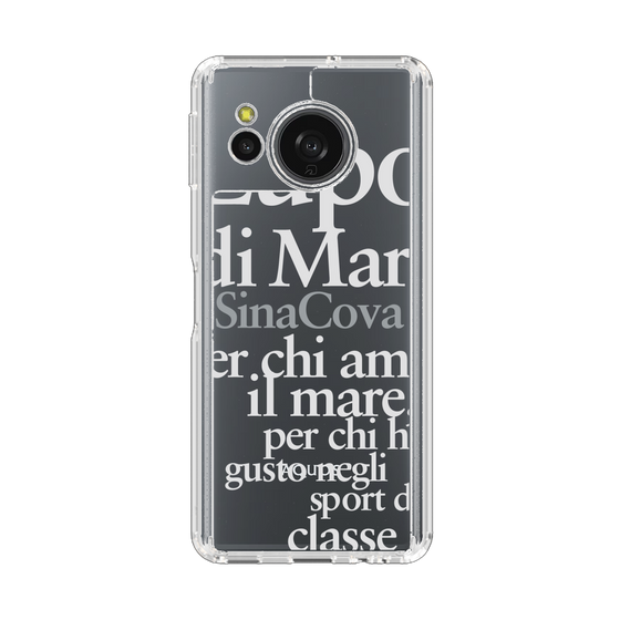 スリムプロテクションケース［ SINA COVA - タイポグラフィ ］