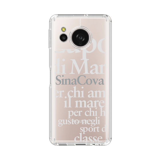 スリムプロテクションケース［ SINA COVA - タイポグラフィ ］