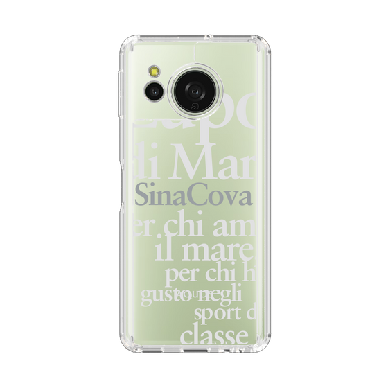スリムプロテクションケース［ SINA COVA - タイポグラフィ ］