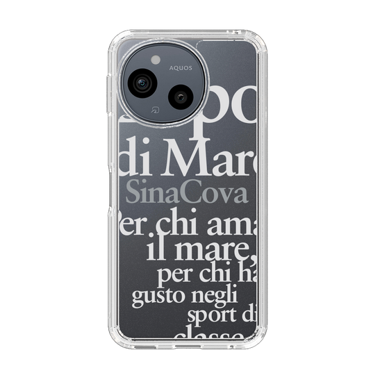 スリムプロテクションケース［ SINA COVA - タイポグラフィ ］