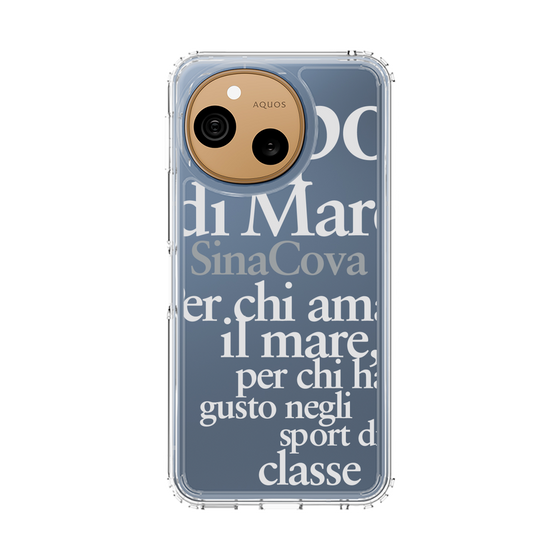 スリムプロテクションケース［ SINA COVA - タイポグラフィ ］