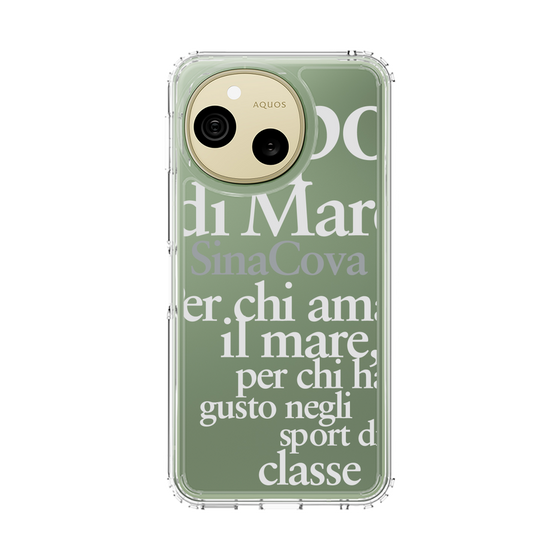 スリムプロテクションケース［ SINA COVA - タイポグラフィ ］