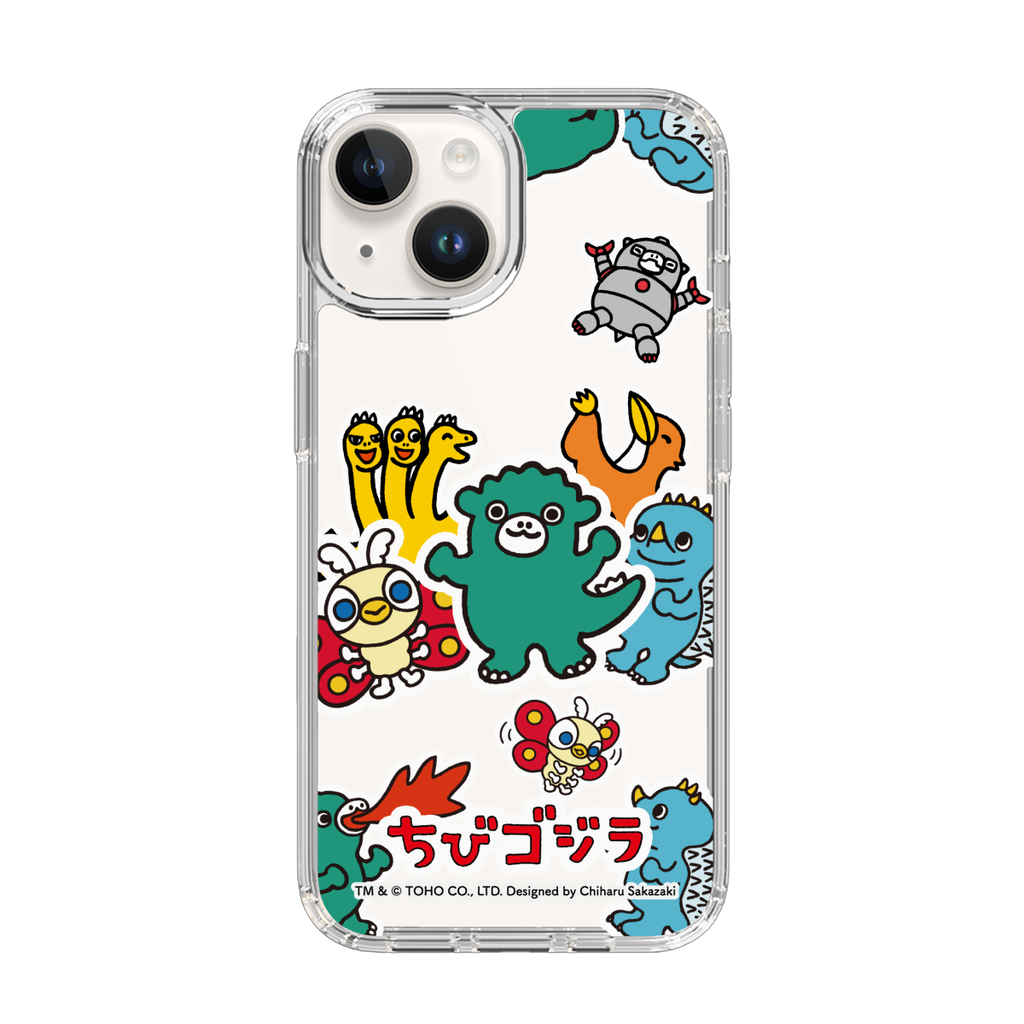 スリムプロテクションケース for Apple iPhone 14［ ゴジラ
