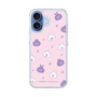 スリムプロテクションケース［ ウーとワー - いろんな表情 - Pink ］