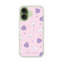 スリムプロテクションケース［ ウーとワー - いろんな表情 - Pink ］