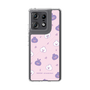 スリムプロテクションケース［ ウーとワー - いろんな表情 - Pink ］