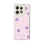 スリムプロテクションケース［ ウーとワー - いろんな表情 - Pink ］