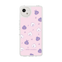 スリムプロテクションケース［ ウーとワー - いろんな表情 - Pink ］