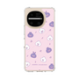 スリムプロテクションケース［ ウーとワー - いろんな表情 - Pink ］