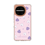 スリムプロテクションケース［ ウーとワー - いろんな表情 - Pink ］