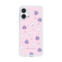 スリムプロテクションケース［ ウーとワー - いろんな表情 - Pink ］