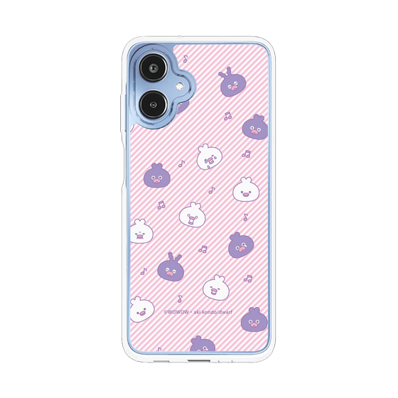スリムプロテクションケース［ ウーとワー - いろんな表情 - Pink ］