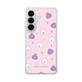 スリムプロテクションケース［ ウーとワー - いろんな表情 - Pink ］