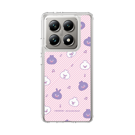 スリムプロテクションケース［ ウーとワー - いろんな表情 - Pink ］