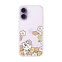 スリムプロテクションケース［ ちみたん - お花畑 - クリア ］
