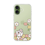 スリムプロテクションケース［ ちみたん - お花畑 - クリア ］