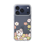 スリムプロテクションケース［ ちみたん - お花畑 - クリア ］