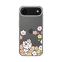スリムプロテクションケース［ ちみたん - お花畑 - クリア ］