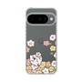 スリムプロテクションケース［ ちみたん - お花畑 - クリア ］