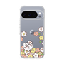 スリムプロテクションケース［ ちみたん - お花畑 - クリア ］