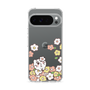 スリムプロテクションケース［ ちみたん - お花畑 - クリア ］
