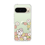 スリムプロテクションケース［ ちみたん - お花畑 - クリア ］