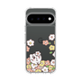 スリムプロテクションケース［ ちみたん - お花畑 - クリア ］