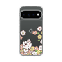 スリムプロテクションケース［ ちみたん - お花畑 - クリア ］