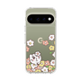 スリムプロテクションケース［ ちみたん - お花畑 - クリア ］