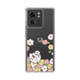 スリムプロテクションケース［ ちみたん - お花畑 - クリア ］