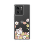 スリムプロテクションケース［ ちみたん - お花畑 - クリア ］