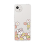 スリムプロテクションケース［ ちみたん - お花畑 - クリア ］
