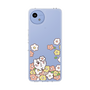 スリムプロテクションケース［ ちみたん - お花畑 - クリア ］
