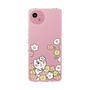 スリムプロテクションケース［ ちみたん - お花畑 - クリア ］