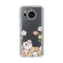 スリムプロテクションケース［ ちみたん - お花畑 - クリア ］