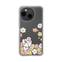スリムプロテクションケース［ ちみたん - お花畑 - クリア ］
