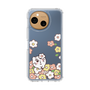 スリムプロテクションケース［ ちみたん - お花畑 - クリア ］