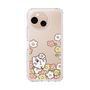 スリムプロテクションケース［ ちみたん - お花畑 - クリア ］