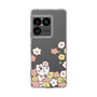スリムプロテクションケース［ ちみたん - お花畑 - クリア ］