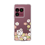 スリムプロテクションケース［ ちみたん - お花畑 - クリア ］