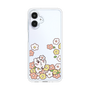 スリムプロテクションケース［ ちみたん - お花畑 - クリア ］
