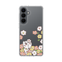 スリムプロテクションケース［ ちみたん - お花畑 - クリア ］