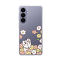 スリムプロテクションケース［ ちみたん - お花畑 - クリア ］