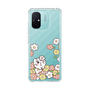スリムプロテクションケース［ ちみたん - お花畑 - クリア ］