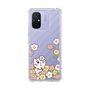 スリムプロテクションケース［ ちみたん - お花畑 - クリア ］
