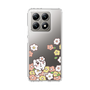 スリムプロテクションケース［ ちみたん - お花畑 - クリア ］