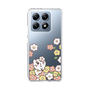 スリムプロテクションケース［ ちみたん - お花畑 - クリア ］