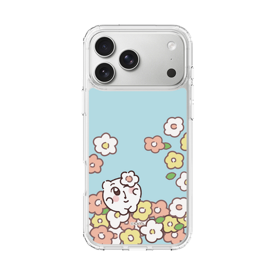 スリムプロテクションケース［ ちみたん - お花畑 - 青空 ］