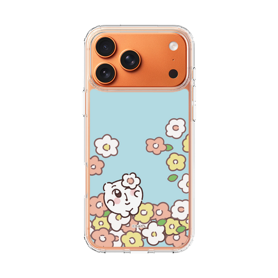 スリムプロテクションケース［ ちみたん - お花畑 - 青空 ］